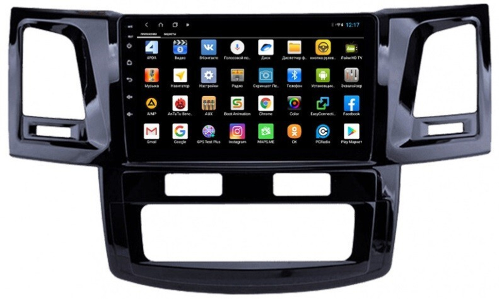 Магнитола для Toyota HiLux 2011-2015 - Parafar PF062XHD на Android 13, 8-ядер, 4Гб+64Гб, CarPlay, 4G SIM-слот