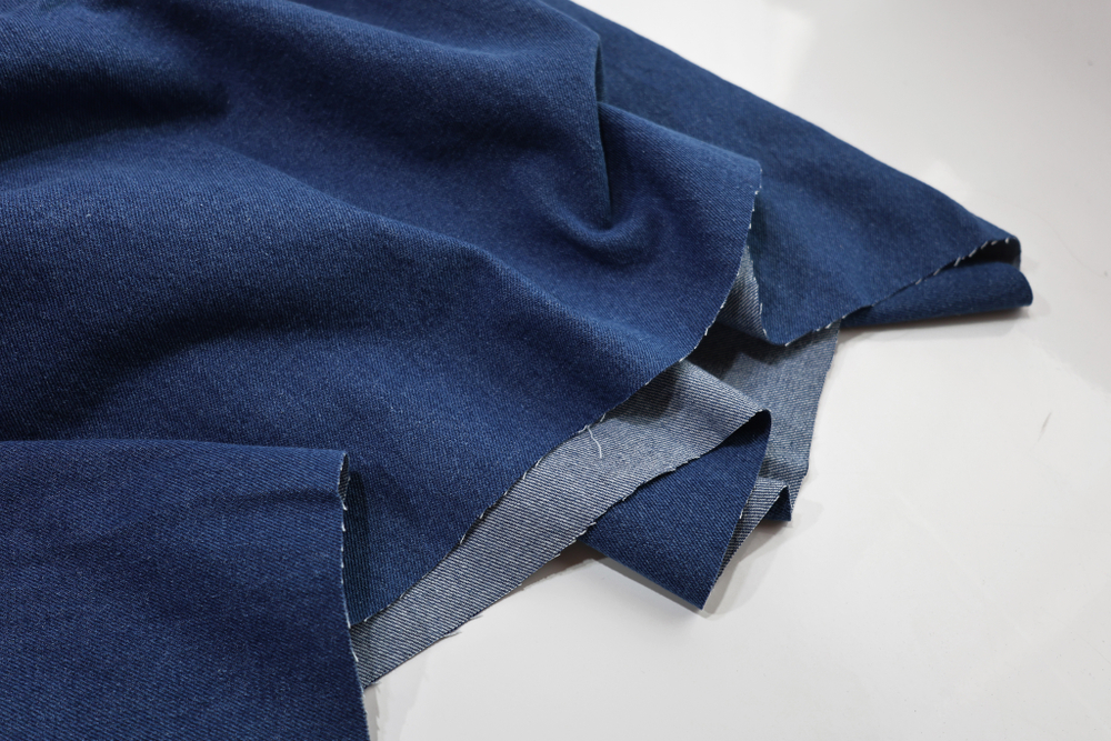 СИНИЙ - Джинс хлопок (КРВ675 Олеся)