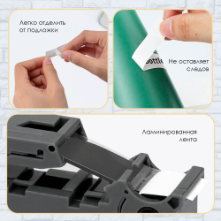 Лента VL-811 TZE-811, 6 мм, черный на золотом