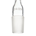 Керн 24/29 с изогнутым отводом 10 мм, 90°, с краном PTFE