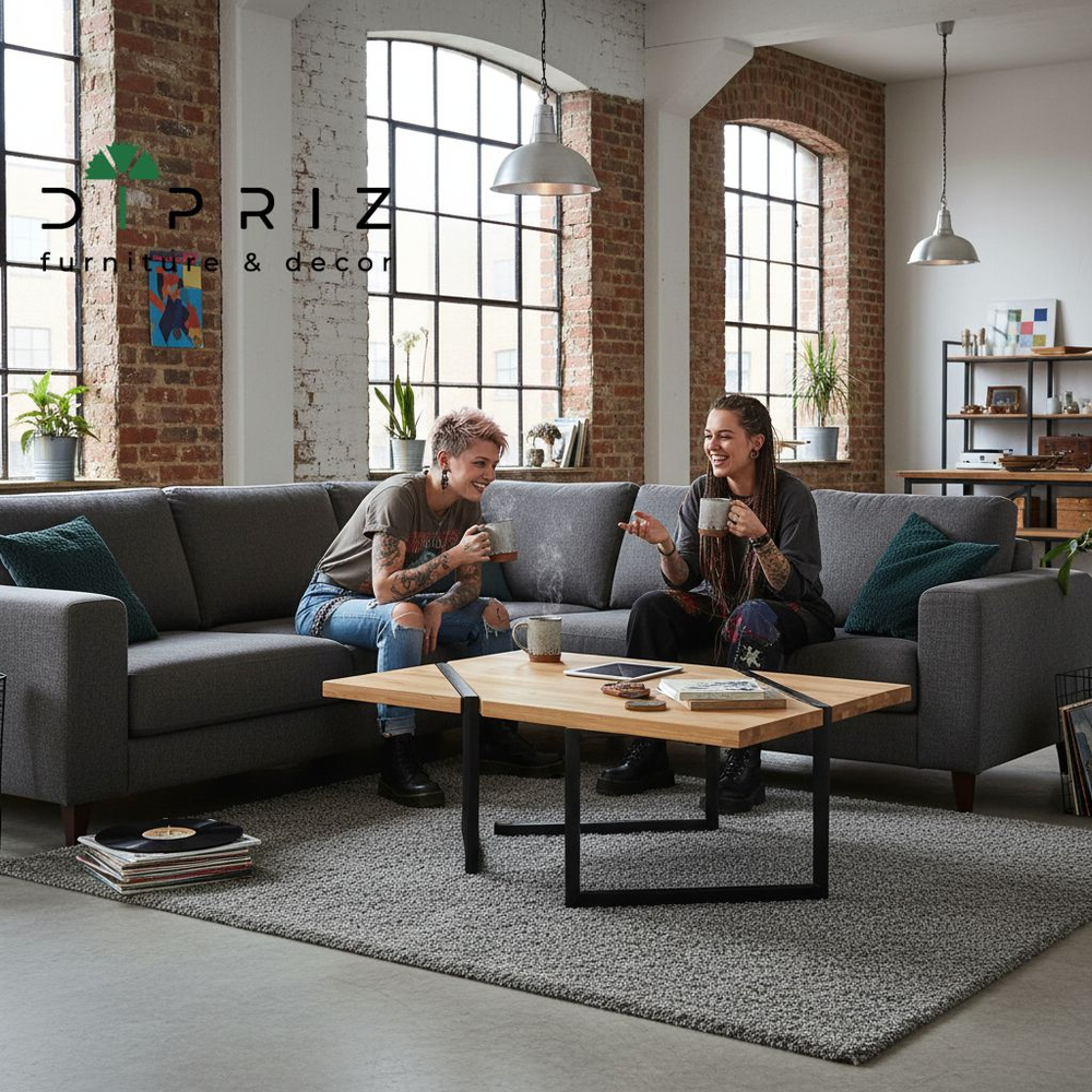 Журнальный столик, 120х80х45, Флеверс, кофейный, из массива дуба, MAKOSA