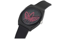 Adidas Originals STREET Wrist Watch Quartz Movement Resin Strap 38mm Black Dial Unisex 50m Water Resistant