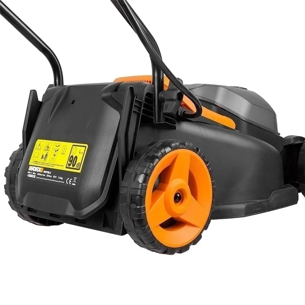 Аккумуляторная газонокосилка WORX WG779E 40В (2 x 2.5 Ач, ЗУ) нож 34 см, WG779E
