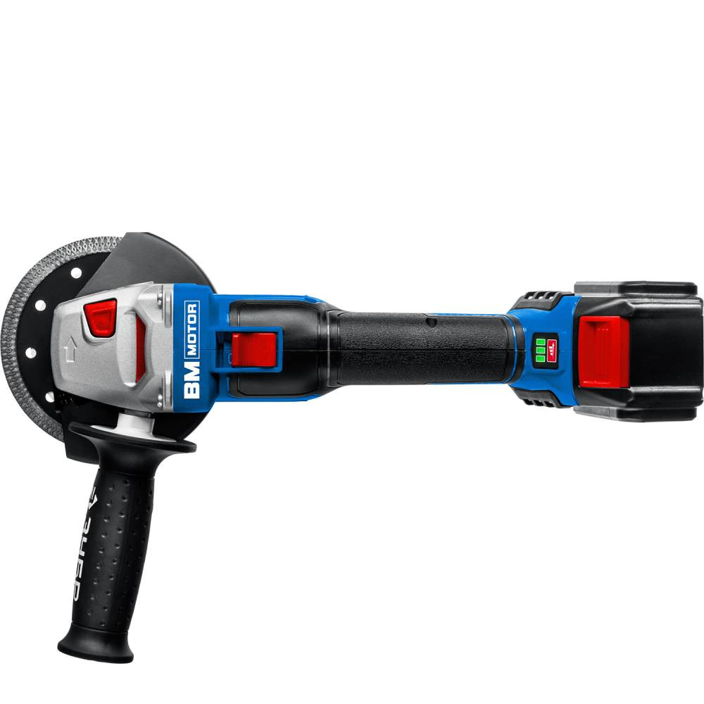 Шлифовальная машина угловая Зубр Профессионал AB-125-42 аккумуляторная BL-motor