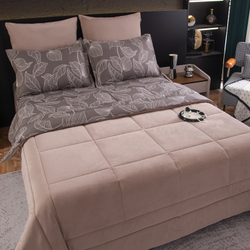 Комплект постельного белья Сатин Velouria Luxe/Велюрия Люкс с Одеялом VL007