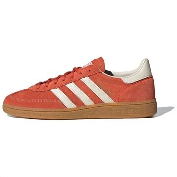 adidas originals HANDBALL SPEZIAL Кроссовки для скейтбординга MID Топ Красно-белый Унисекс