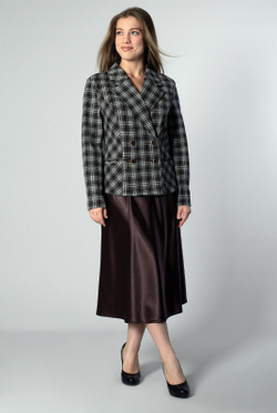 Жакет женский 4491ВП, клетка #225Клг044491ВП