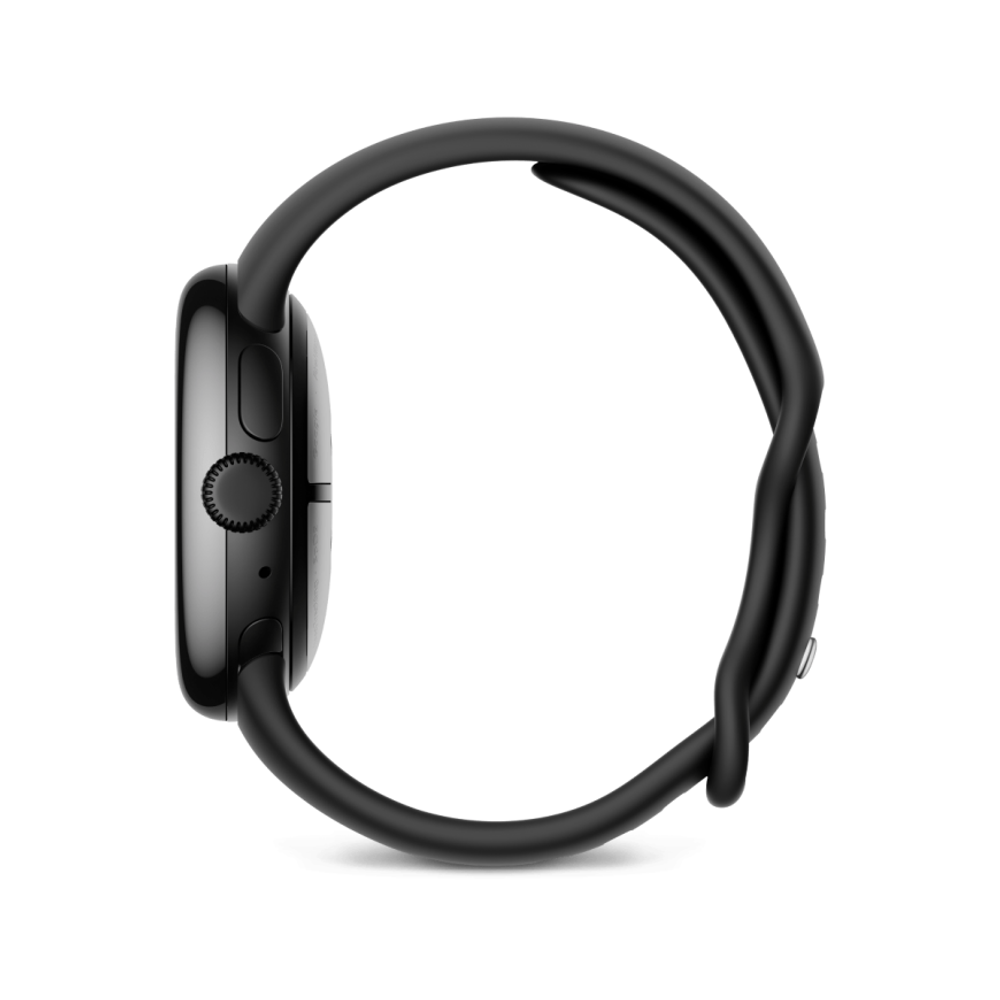 Умные часы Google Pixel Watch 3, 41 мм, Wi-Fi, «матовый чёрный» корпус, ремешок цвета «чёрный обсидиан»