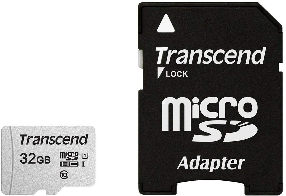 Карта памяти Transcend TS32GUSD300S-A 32 Гб
