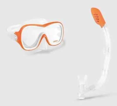 Набор для подводного плавания от 8 лет Wave Rider Swim: маска,трубка, Intex (55647)