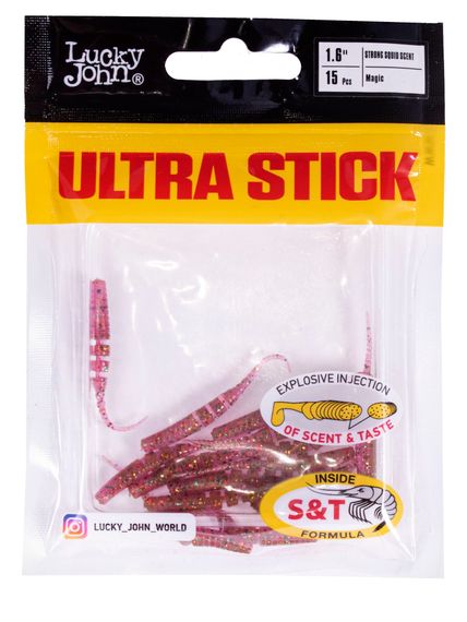 Слаги съедобные искусственные LJ Pro Series ULTRA STICK 1,6in (04.20)/S14 15шт.