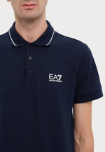 EA7 Emporio Armani Футболка-поло - Синий