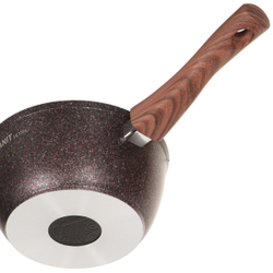 Ковш алюминий, антиприг, 2.2 л, съем руч, Kukmara, Granit Ultra, кга0225а, красн