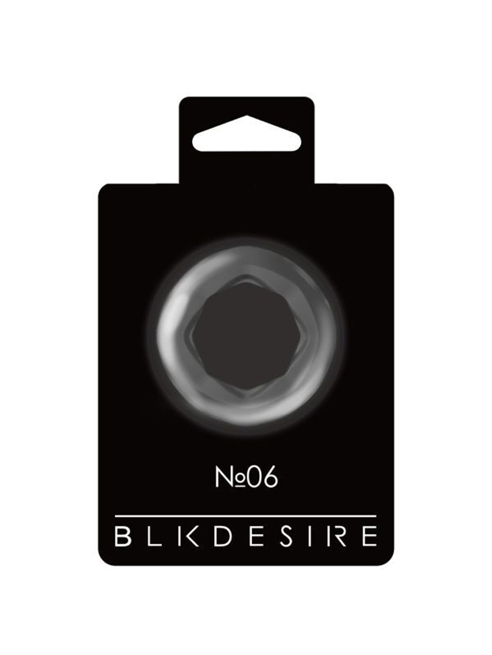 Черные эрекционное кольцо №06 Cock Ring (Цвет: черный)