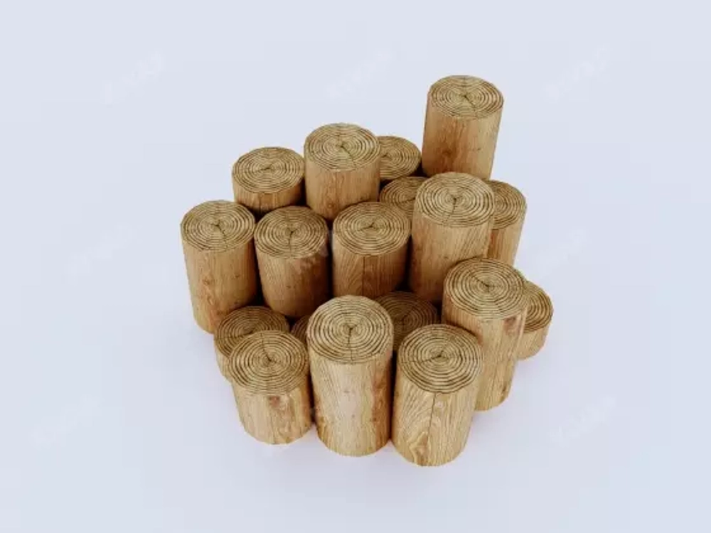 Пирамида из бревен