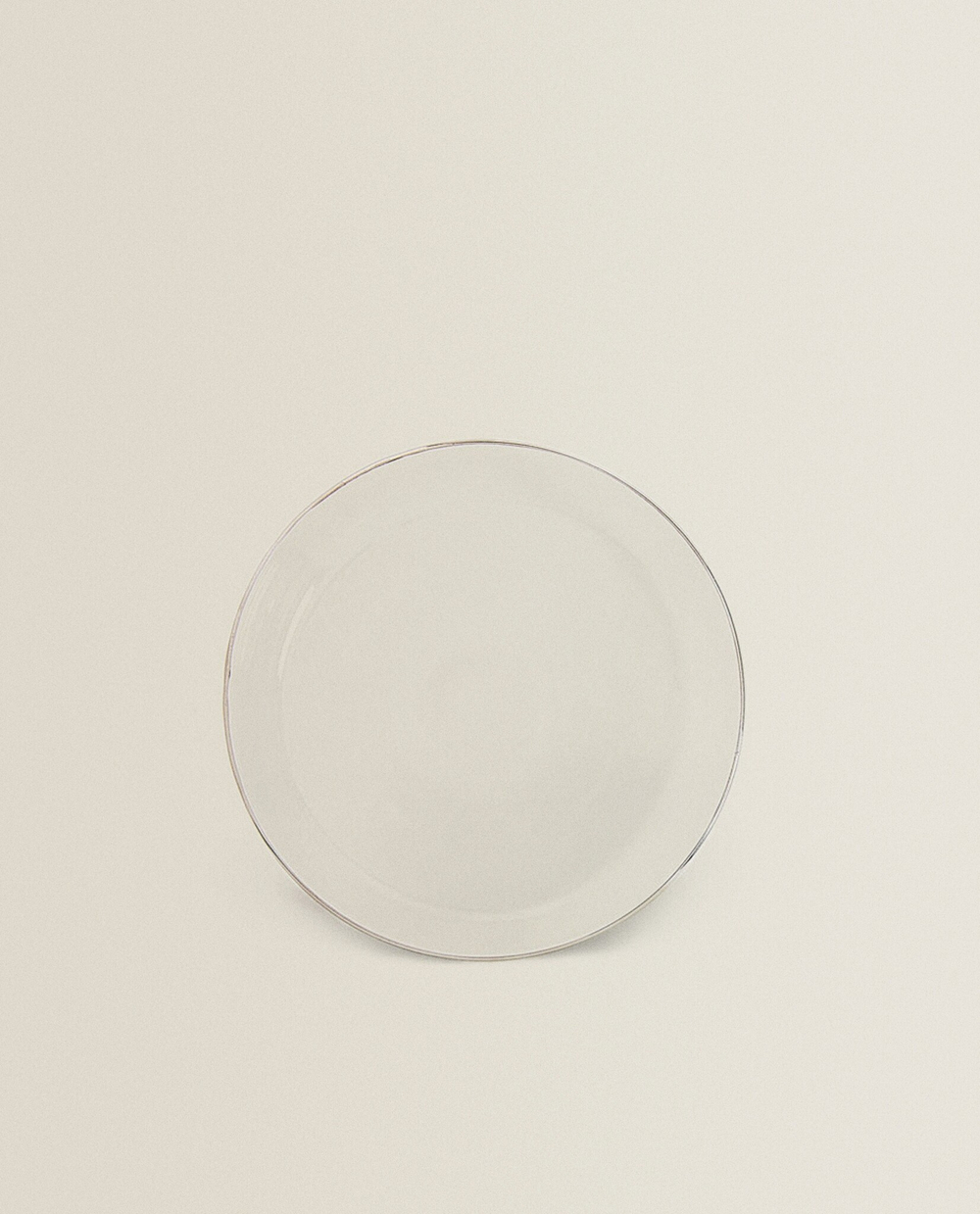 ZARA HOME ТАРЕЛКА ИЗ БОРОСИЛИКАТНОГО СТЕКЛА С ОБОДКОМ