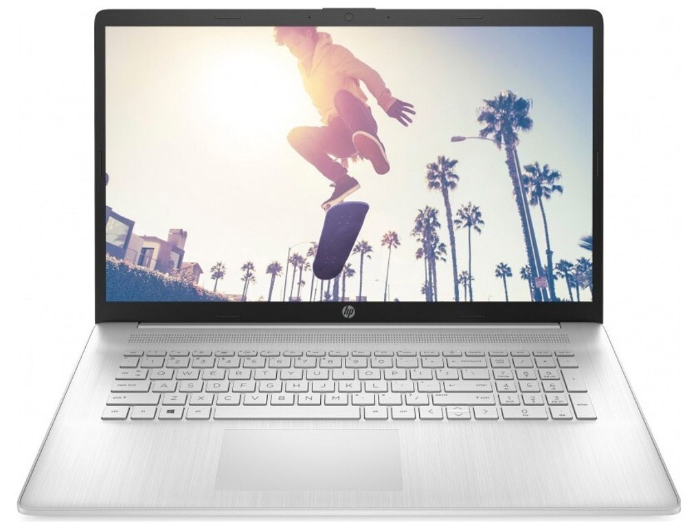 Ноутбук  HP 17-cp3005dx 17.3 ", Ryzen 5, 8 Гб RAM, 512 Гб SSD, Radeon Vega, Серебристый
