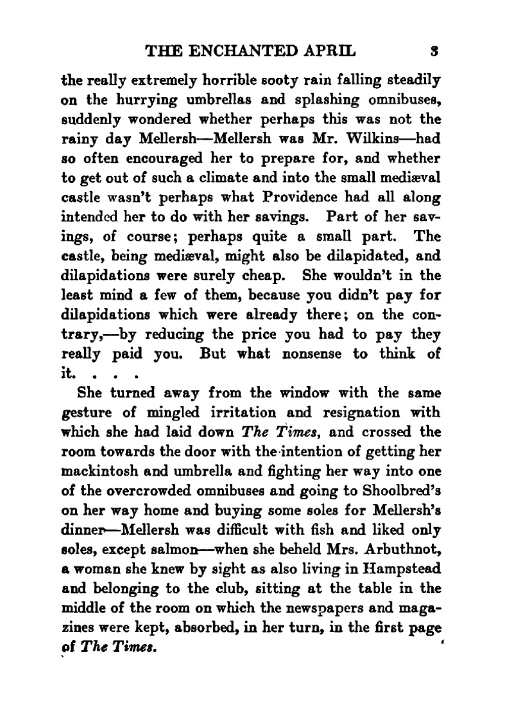 The Enchanted April | Elizabeth Von Arnim