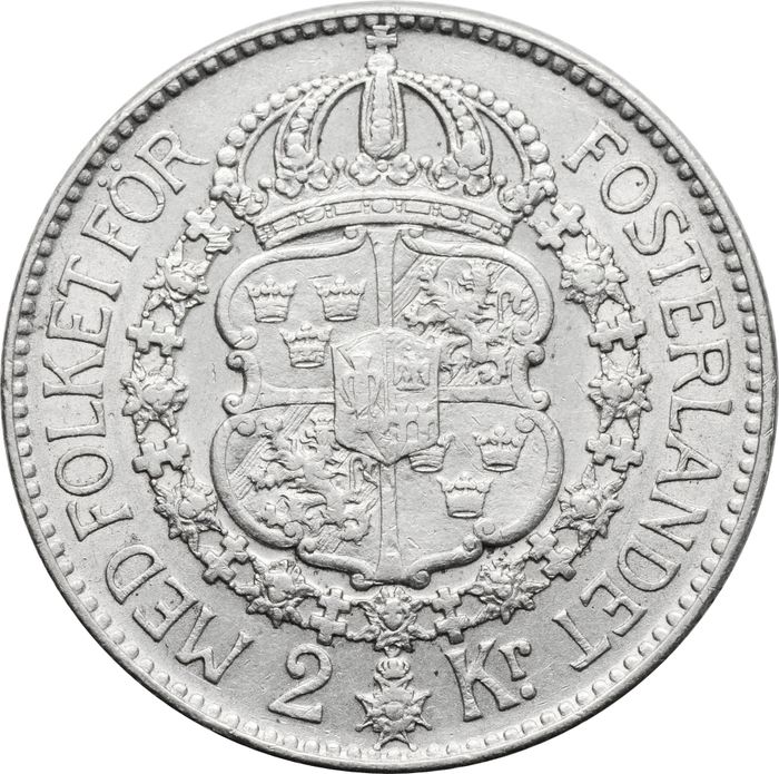 2 кроны 1931 Швеция