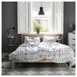 Двуспальная кровать - IKEA TARVA/LURÖY/LUROY, 200х160 см, сосна, ТАРВА/ЛУРОЙ ИКЕА