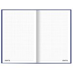 Блокнот А5 (134х206 мм), 80 л., твёрдый, клетка, выборочный лак, STAFF, "Часы", 114423