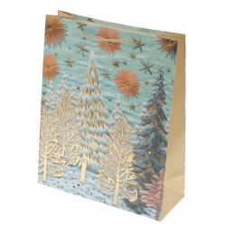 GAEM Пакет подарочный (бумага 210г/м2, блок 12шт), L31 W12 H40 см, 4в.