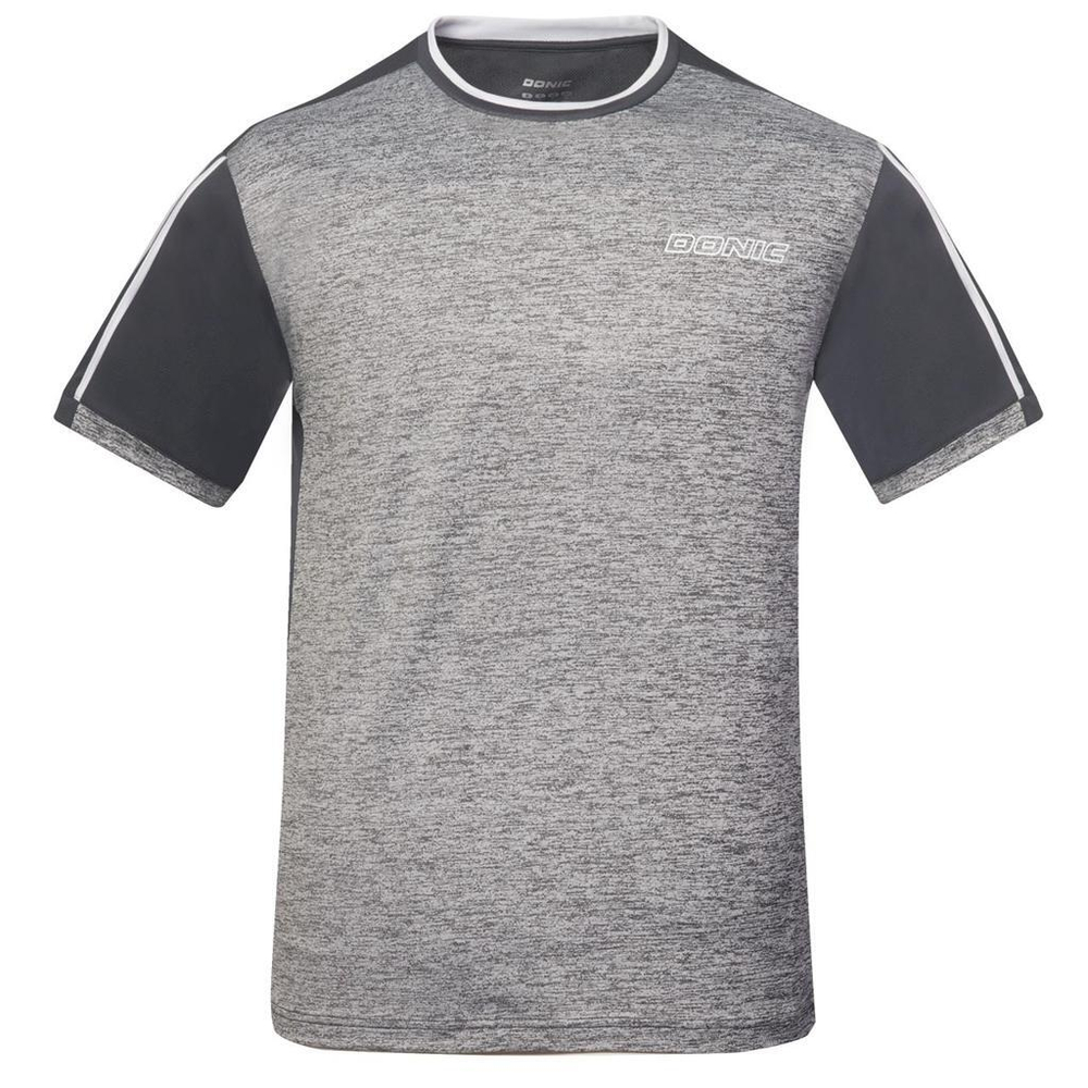 Donic T-Shirt Melange-Tee grey melange/antracite