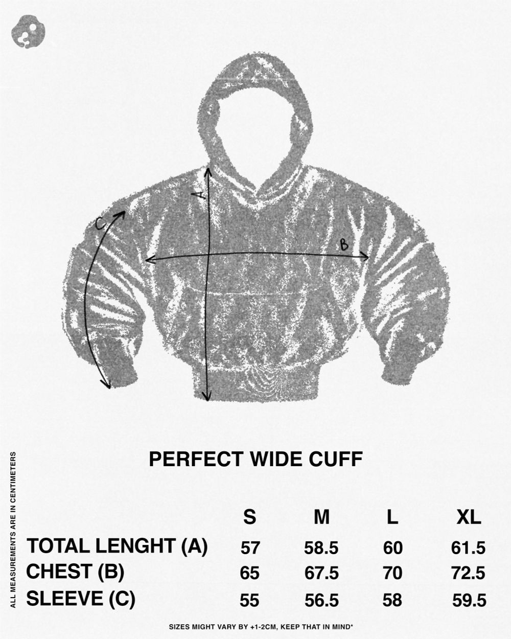 PERFECT wide cuff hoodie