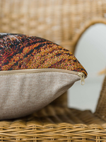 Декоративная гобеленовая наволочка для интерьерной подушки Тигренок 38*38