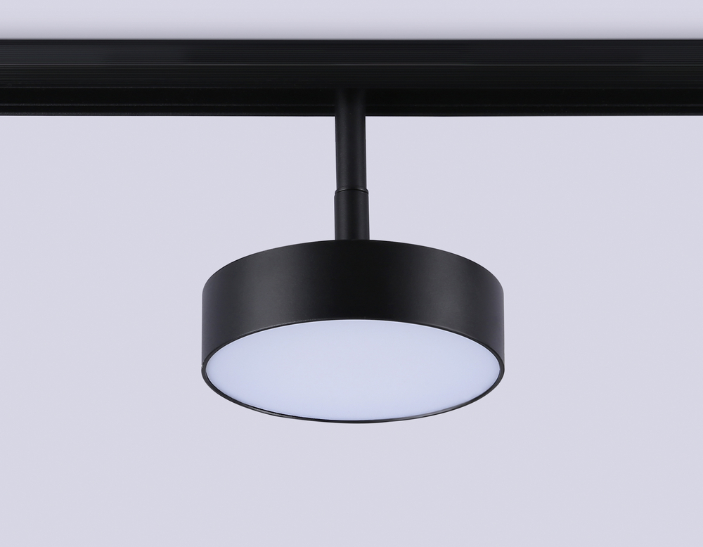 Светильник светодиодный трековый для шинопровода Magnetic GL3855 BK черный IP20 18W 4200K 48V D115*30