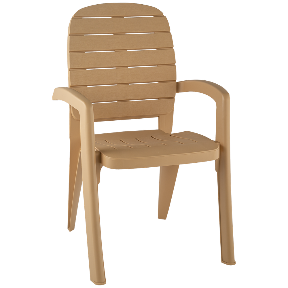 Кресло пластиковое Прованс арт.3728-МТ002 (бежевое)