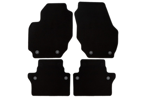 Коврики в салон для VOLVO S80 АКПП 2006-2010, 2009-2013, 2013-2016, седан, 4 шт. (текстиль) KLEVER01500501200K