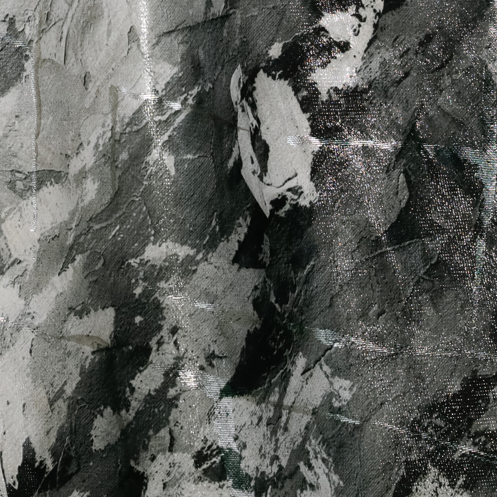 Тонкий плательный жаккард в оттенках серого