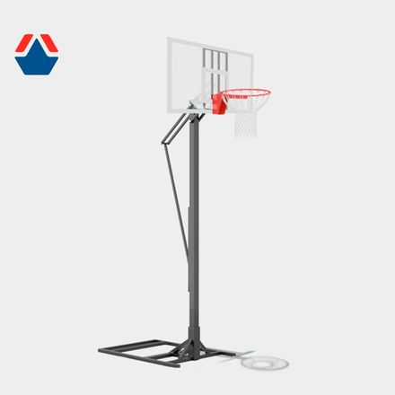РАСПРОДАЖА 50% Стойка баскетбольная (под противовес) с регулируемой высотой щита