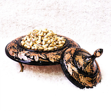 Медная конфетница с узором HQ33p25 609 лукумница сахарница Иран