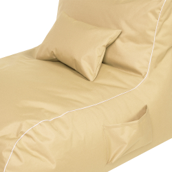 Кресло Лежак Бежевый (Классический)