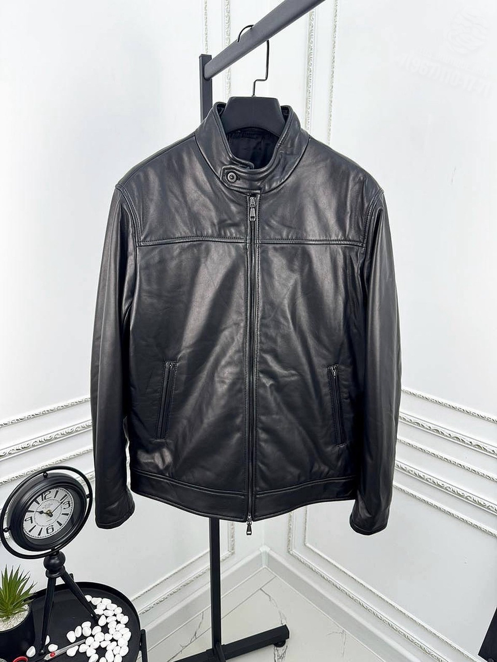Кожаная куртка Brioni