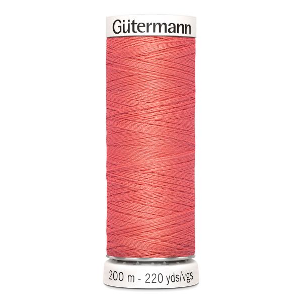 Нитки универсальные Gutermann Sew-all 100 (200 метров), 5 кат. | 896 грейпфрутовый