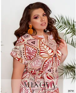 Платье 2001-1-красный Minova