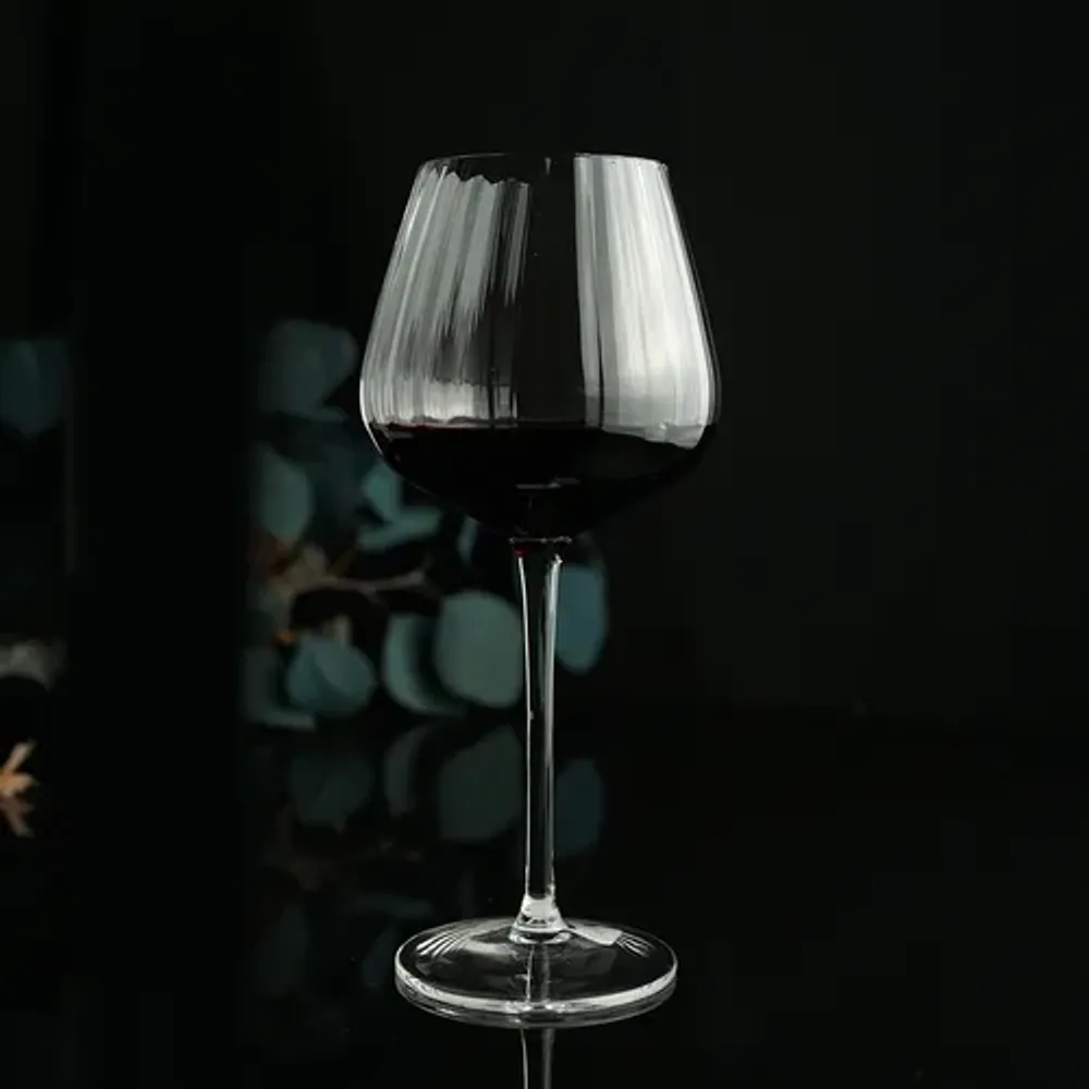 Бокал для вина 550 мл "Optical" d 10 см h23 см P.L. - BarWare [6]
