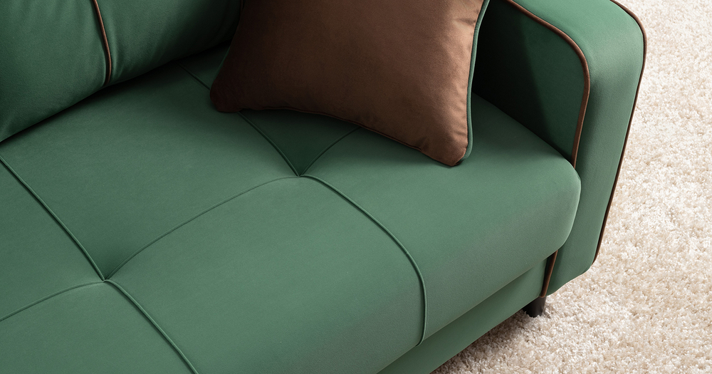 Диван кровать Черри, Зеленый