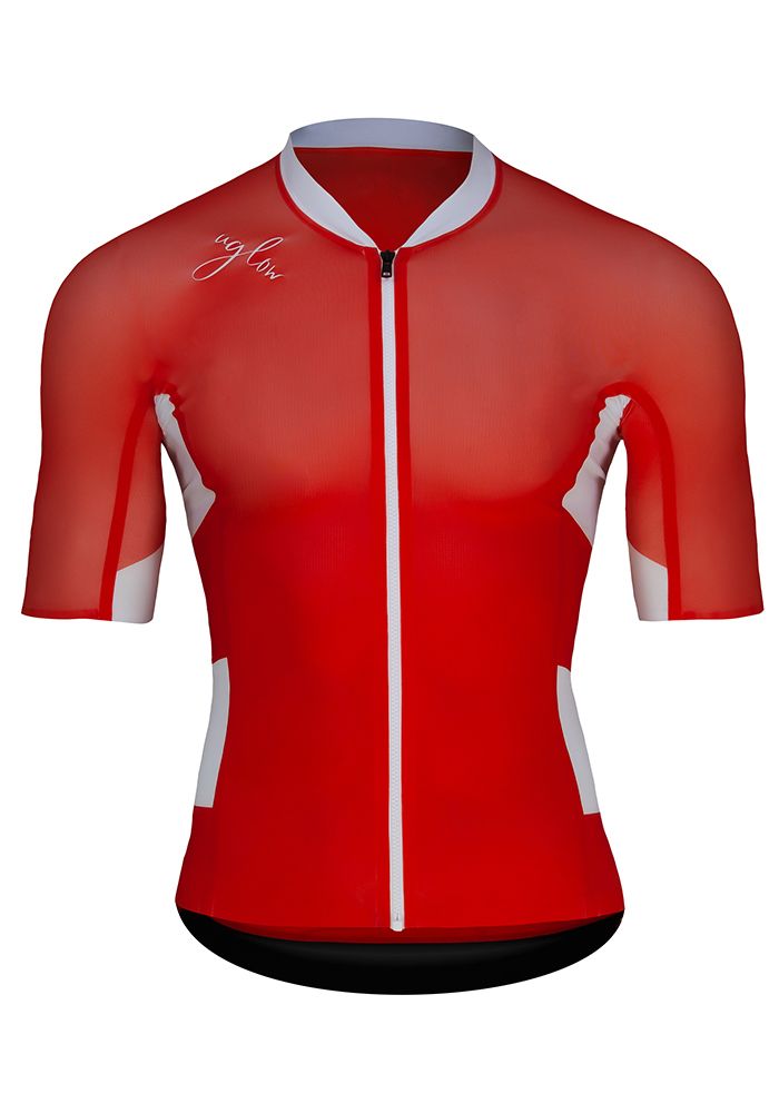 ВЕЛОДЖЕРСИ ELITE LR A4 С КОРОТКИМ РУКАВОМ RED/WHITE