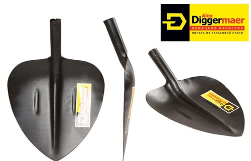 Лопата совковая щебеночная ЛСЩЧ (с черенком)