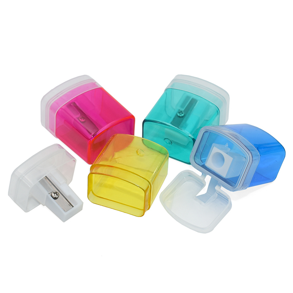 Точилка BASY пластмассовая, с прозрачным контейнером