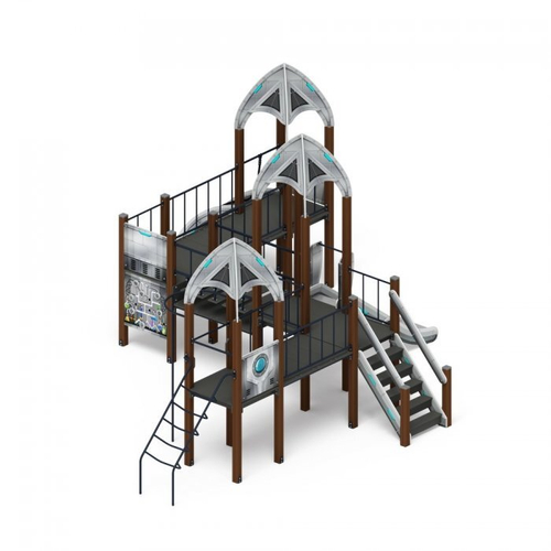 Детский игровой комплекс Космопорт горка Н 1200 ДИК 2.14.07-01