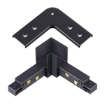 135105 SHINO NT20 117 черный Соединитель с токопроводом для шинопровода "L" IP20 48V FLUM