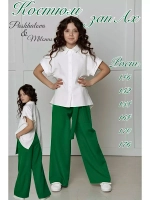 Костюм с брюками палаццо