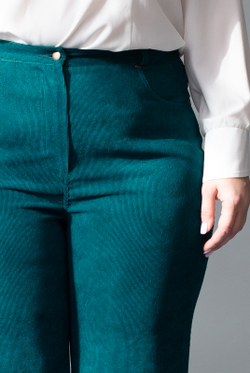 Брюки женские 3605ЛП, Изумрудный #43И023605ЛП