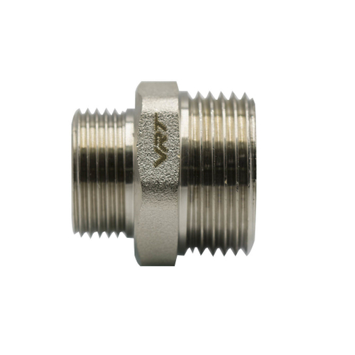 Ниппель переходной 3/4'' - 1/2'' нар/нар VRT® никель