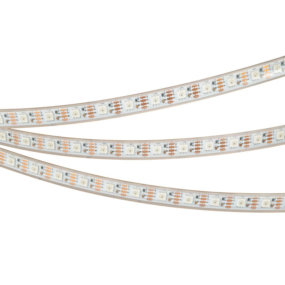 Светодиодная лента герметичная SPI-P-B60-12mm 12V RGB-PX1-BPT (8 W/m, IP66, 5060, 5m) (Arlight, бегущий огонь) 041615(1)